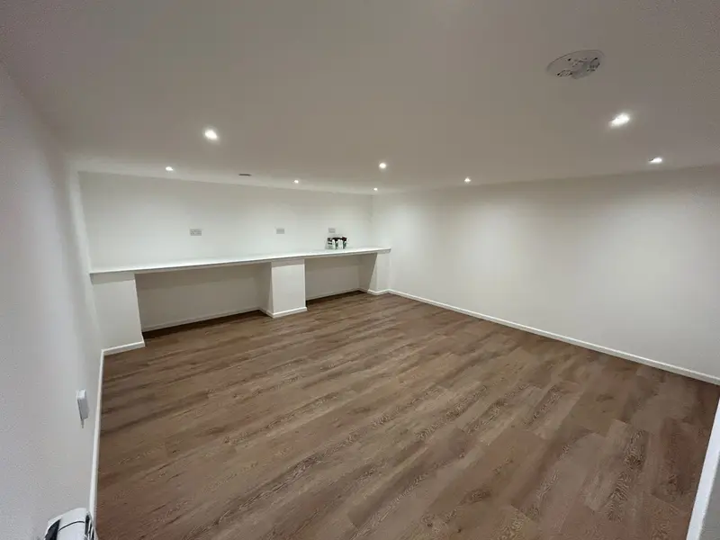 Interior room repainted in a Guernsey home by Woody's Decorating